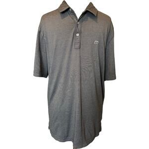 TRAVIS MATHEW Mens M Embroidered Polo Shirt